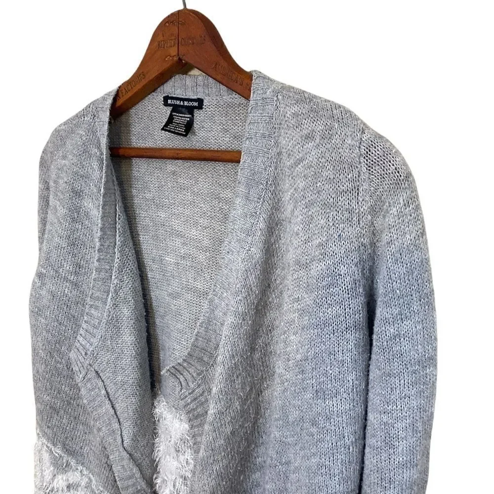Blush & Bloom Open Front Sweater - Picture 3 of 7
